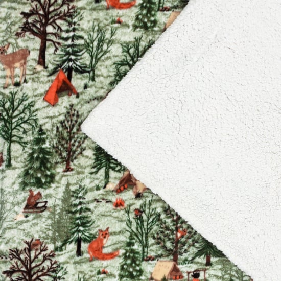 furn. Lodge Houten Sherpa Fleece Deken - Image 6