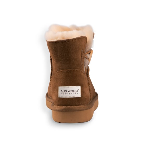 Aus Wooli Australia Unisex Short Sheepskin Cabarita Button Boot
