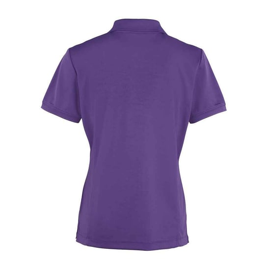 Premier Womens/Ladies Coolchecker Pique Polo Shirt (Purple)