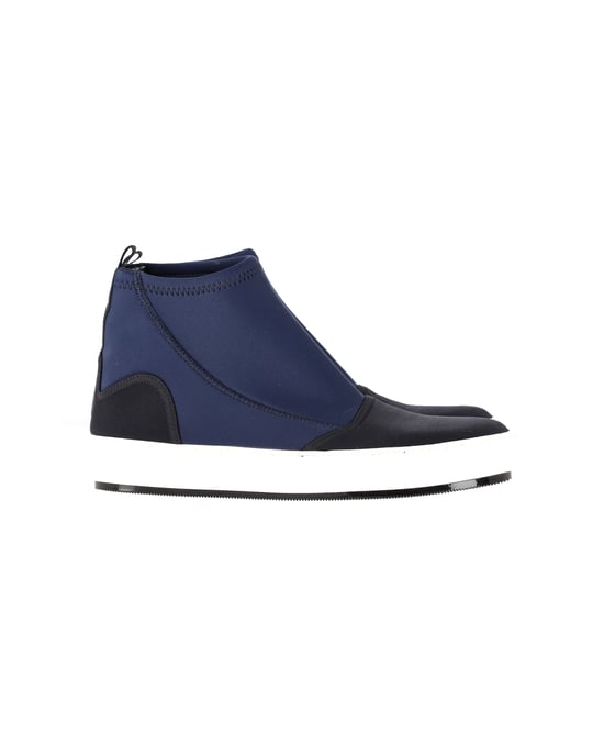 Marni Neoprene Sneaker Boots in Blue Neoprene - Image 1