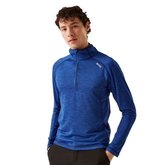 Regatta Heren Yonder II Half Zip Fleece Top (Olympisch Blauw) - Image 4