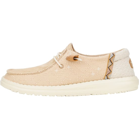 HEYDUDE Wendy Ambachtelijk Boho Katoenen Damesschoenen Tan - Image 5