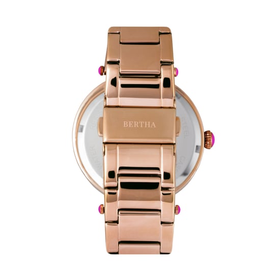 Bertha Camilla Mother-Of-Pearl Bracelet Watch