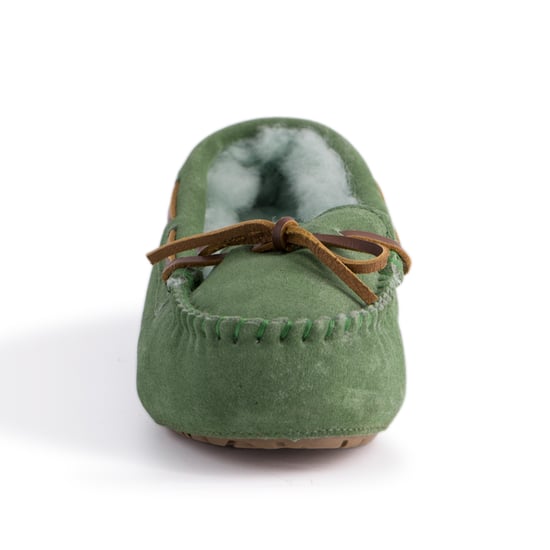 Aus Wooli Australia Womens Stylish Sheepskin Lace Moccasin