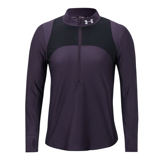 Under Armour Womens Qualifier 1/2 Zip Half Zip Top Purple 1326512 595