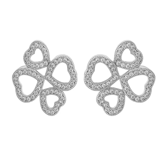 Orphelia 'Rilla' Dames 925 Sterling Zilveren Oorbellen - Zilver ZO-7356 - Image 2