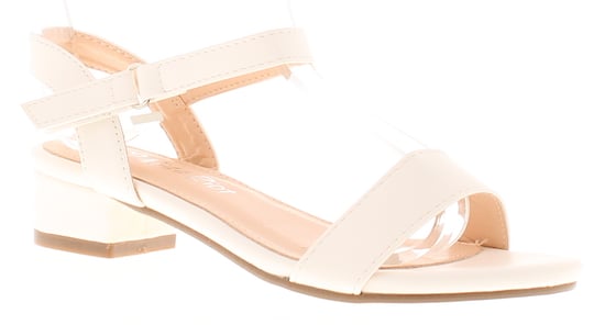 Miss Riot Girls Sandals Strappy Heeled Rosie white
