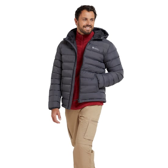 Mountain Warehouse Heren Seasons II gewatteerde jas (Grijs) - Image 5