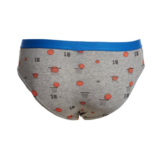 Pack of 2 LPG2018 boys' breathable fabric briefs with anatomical front