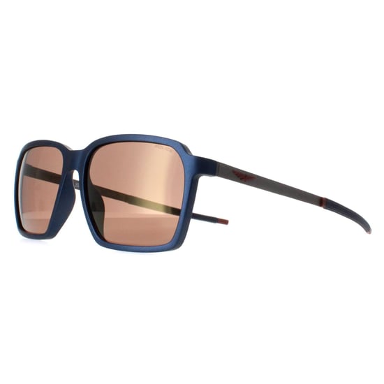 Police Square Mens Semi Matte Ruthenium Blue Brown Mirror Bronze SPLL16 Solstice 5