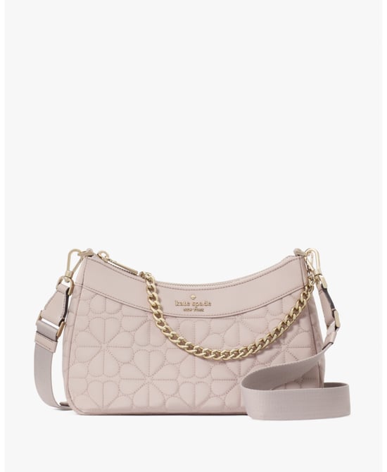 Spade Flower Quilted Spade Flower Quilted Poly Medium Convertible Crossbody - Image 1