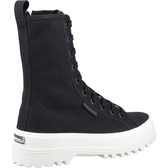 Superga 2641 Alpina Hoge Katoenmix Dames Zwart Laarzen - Image 2