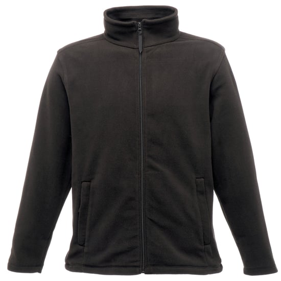 Regatta Mens Plain Micro Fleece Full Zip Jacket (Layer Lite) (Black)