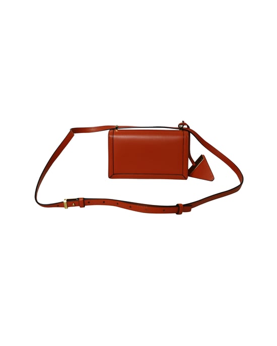 Loewe Kleine Barcelona Schoudertas in Oranje Leer - Image 6