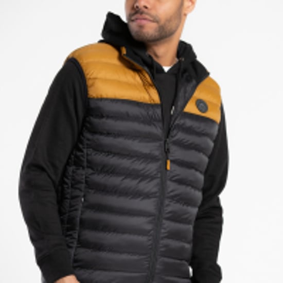 Colour Block Padded Gilet