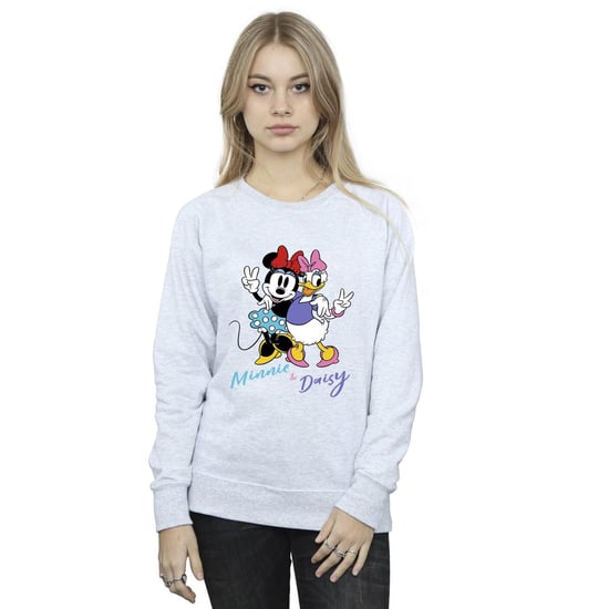 Disney Dames/Dames Minnie Mouse en Madeliefje Sweatshirt (Sportgrijs) - Image 2