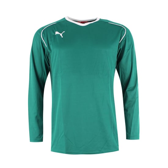Puma V5.08 Lange Mouw V-Hals Groen Heren Voetbal Top 700472 05M - Image 1