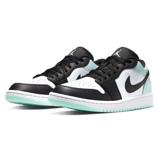 Nike Air Jordan 1 Low SE Trainers, White/Mint Foam/Black