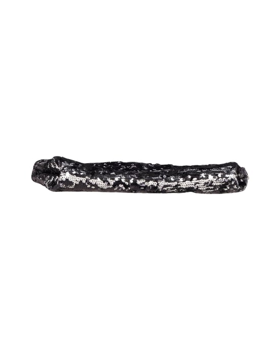 Jimmy Choo Medium Callie Clutch Bag In Zwarte Pailletten - Image 2