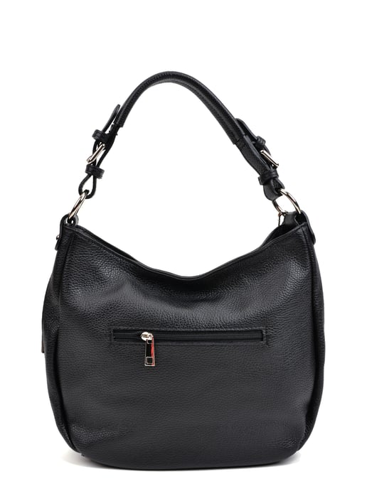 Anna Luchini SS22 AL 1516 Zwart Rundleer Tas - Image 2