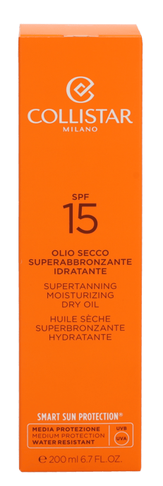 Collistar Supertanning Dry Oil SPF 15 200ml. - Image 2