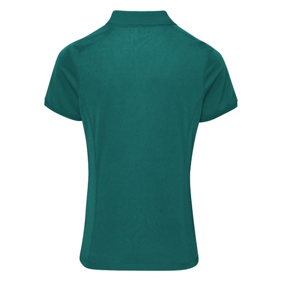 Premier Dames/dames Coolchecker korte mouw Pique Polo T-Shirt (Fles) - Image 2