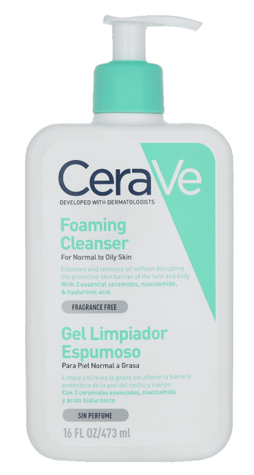 CeraVe Foaming Cleanser w/Pump473 ml. - Image 1