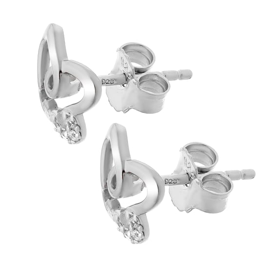 Orphelia 'Joya' Dames 925 Sterling Zilveren Stud Oorbellen - Zilver ZO-7088 - Image 3