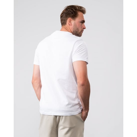 Lyle & Scott Tee SS Plain T-Shirt Wit - Image 4