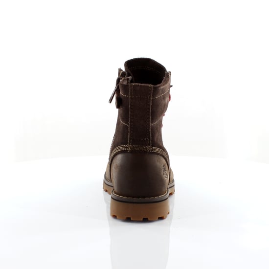 Timberland Asphalt Trail Dark Brown Leather Lace Up Juniors Boots 5797R