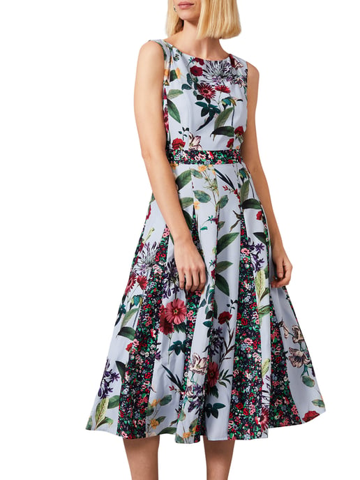 Trudy Patched Floral Dress