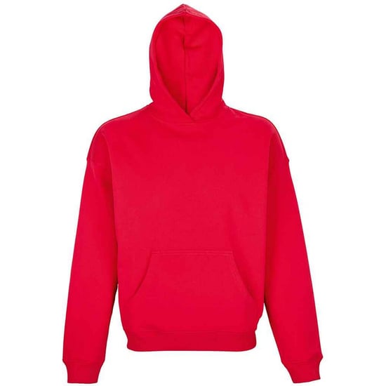 SOLS Uniseks Adult Connor Oversized Hoodie (Helder rood) - Image 1