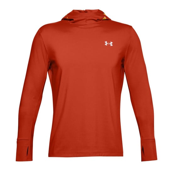 Under Armour ColdGear Mens Orange Running Hoodie