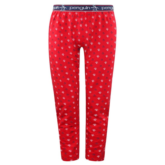 Penguin Lounge Jersey Heren Rode Pyjama Broek - Image 1