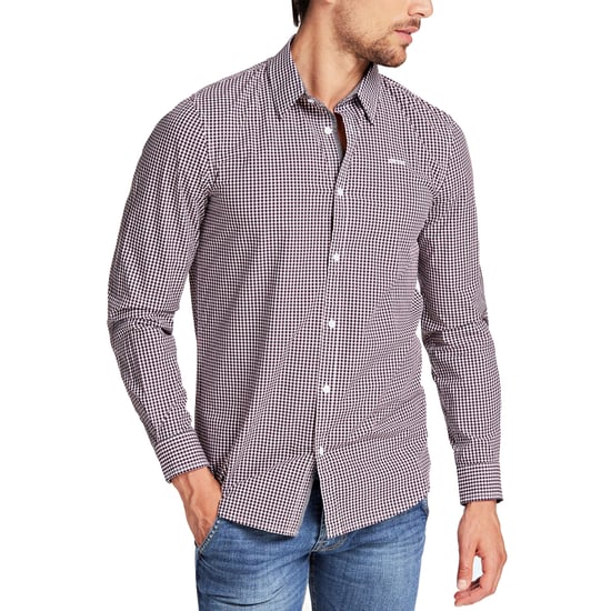 Guess Men's Long Sleeve Multicolour Shirt