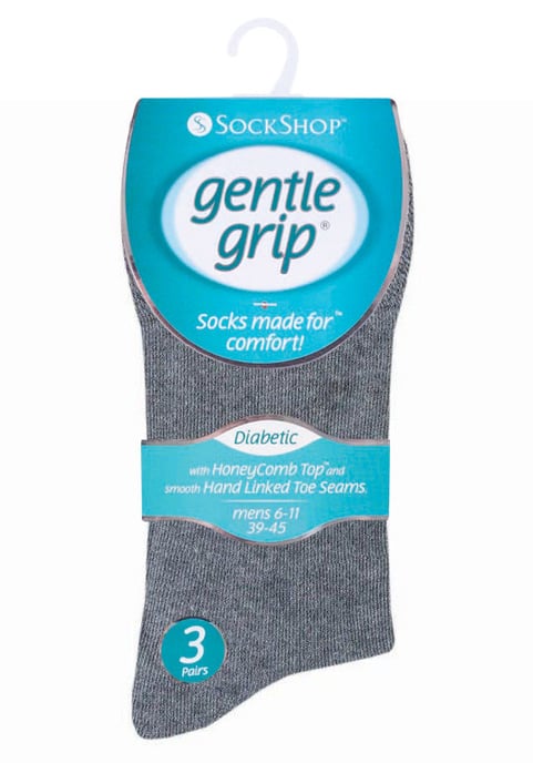 Gentle Grip - Heren 6 paar diabetische sokken - BNG - Image 2