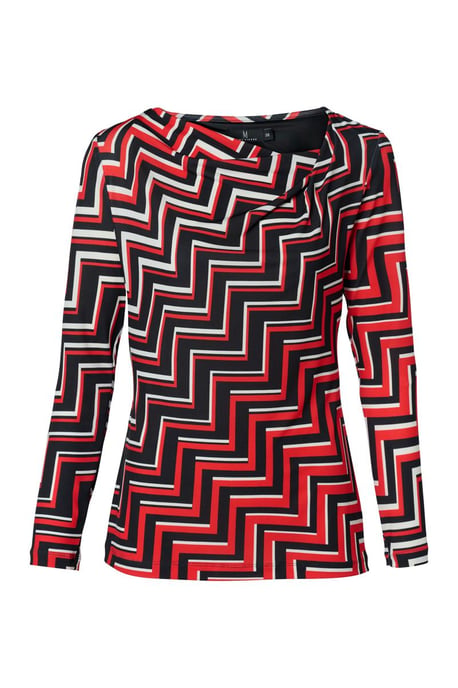 Caitlin Print Top Rood / Multi - Image 3
