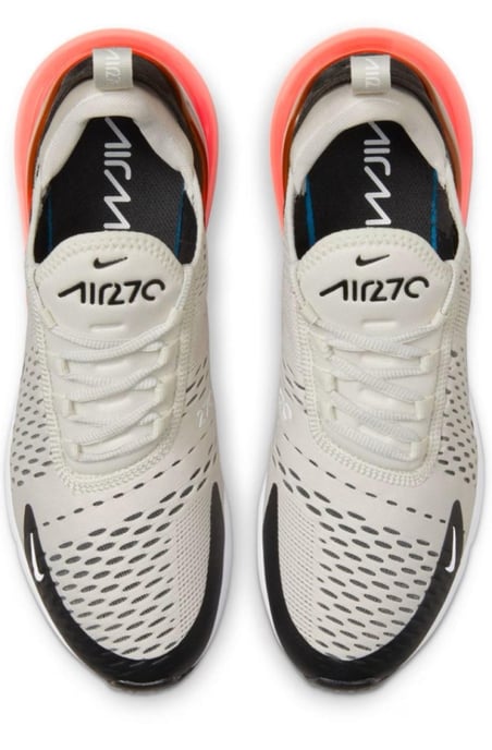 Nike Air Max 270-trainers, zwart/lichtbruin/hete punch - Image 6