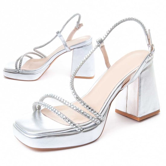 Montevita Heel Sandal Festsand5 in Zilver - Image 1
