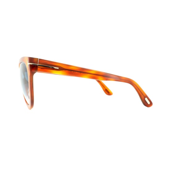 Tom Ford Zonnebril 0511 Arabella 53W Blonde Havana Blauw Verloop - Image 3