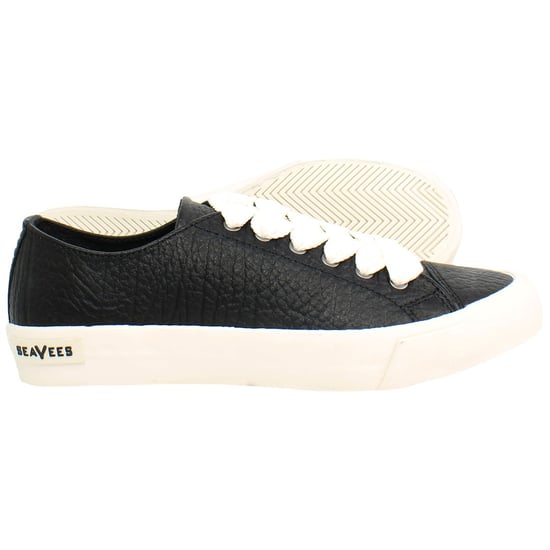 Seavees Crosby Dames Zwarte Plimsolls - Image 4