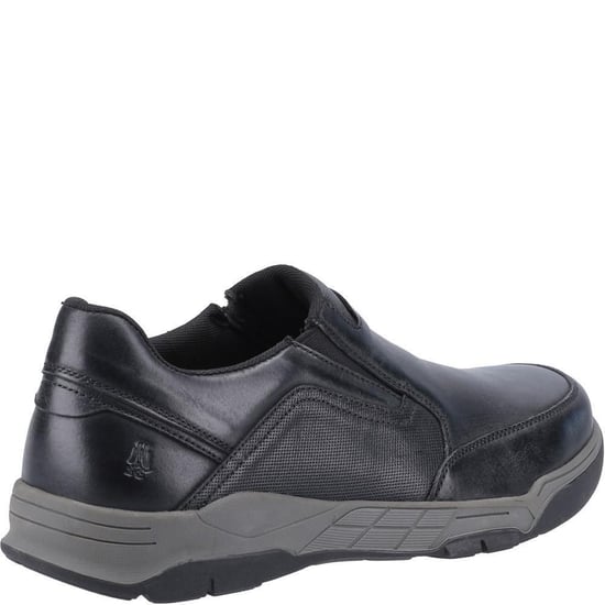 Hush Puppies Leren herenschoenen Fletcher (Zwart) - Image 2