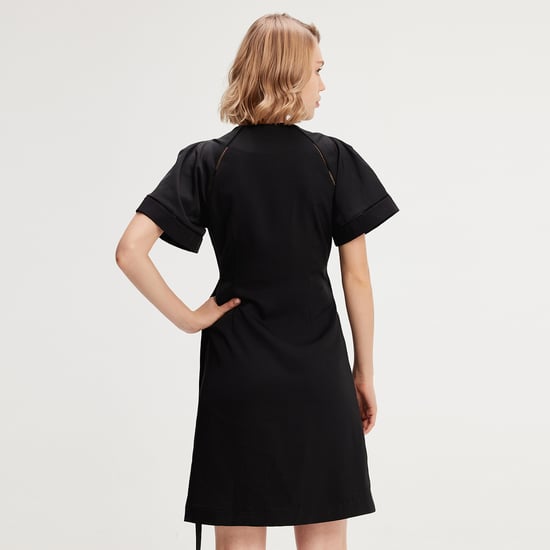 Minimalistische wrap jurk - Image 4