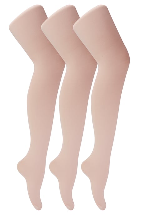 Sock Snob - Set van 3 balletpanty's van 70 denier voor meisjes - Roze - Image 1