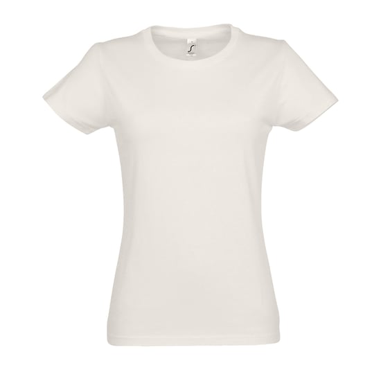 SOLS Dames/dames Imperial Heavy Short Sleeve T-Shirt (Gebroken wit) - Image 1