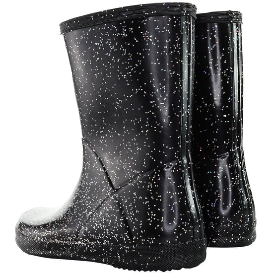 Hunter Giant Glitter Kids Zwarte Wellington Laarzen - Image 4
