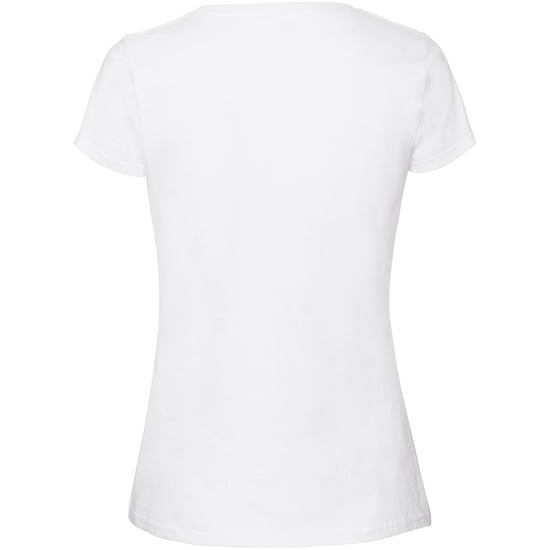 Fruit Of The Loom Vrouwen / Dames Ringgesponnen Premium T-Shirt (Snow) - Image 2