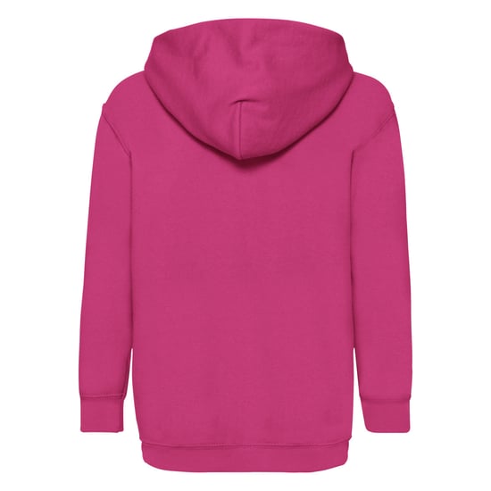 Fruit of the Loom Kinderen/Kinderen Classic Hooded Sweatshirt (Fuchsia) - Image 2
