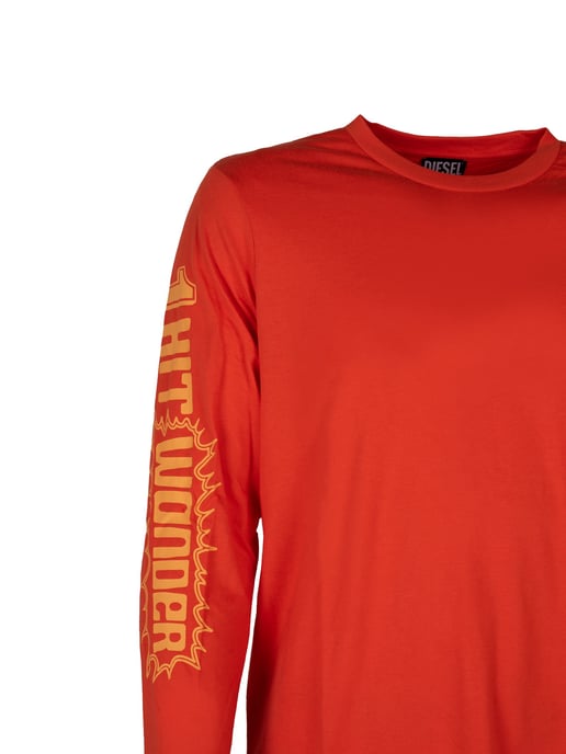 Diesel Longsleeve Just Mannen oranje - Image 3