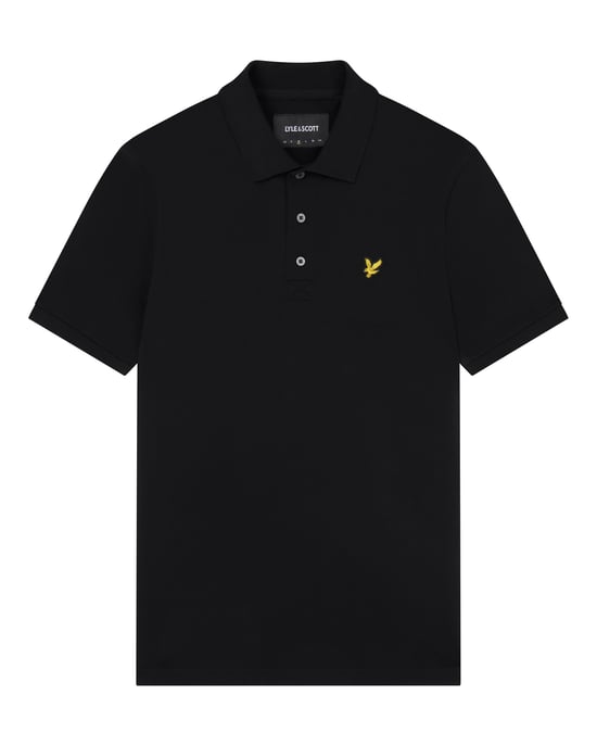 Lyle & Scott Gewoon poloshirt in Zwart - Image 1